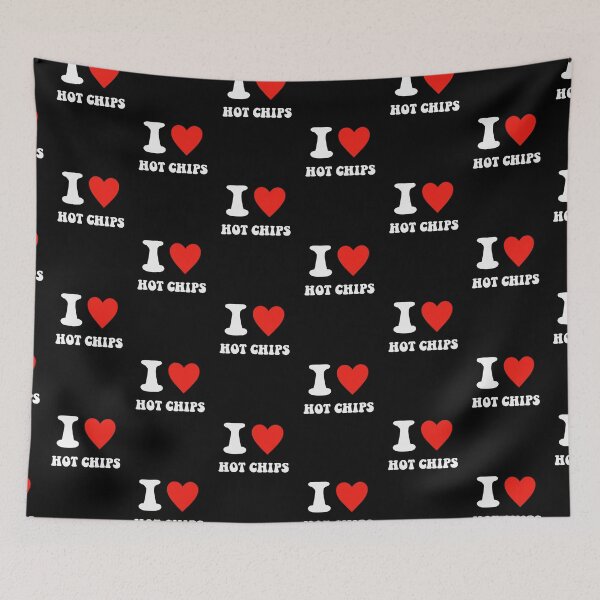Item preview, I love Hot Chips designed and sold by brookiecookie37.