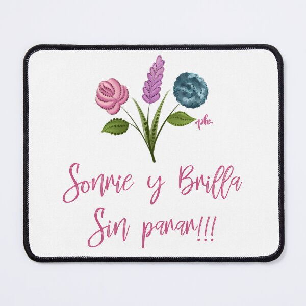Item preview, Smile and Shine Nonstop – Motivational Floral Illustration designed and sold by PitiHerreraStudio.