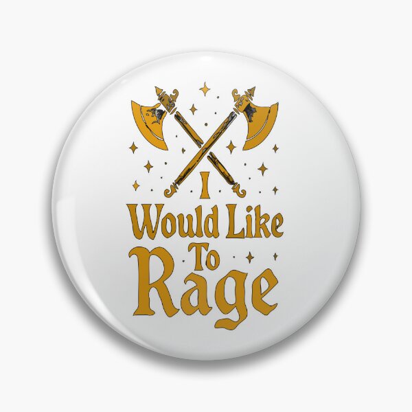 Item preview, I Would Like To Rage barbarian horror designed and sold by DashBliss.