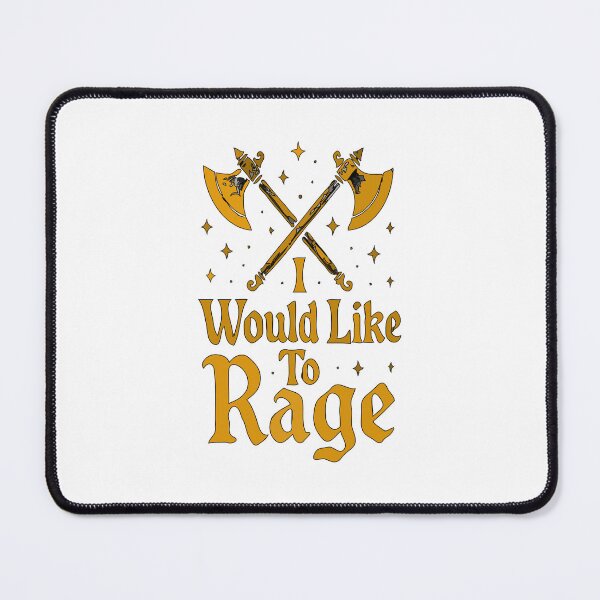 Item preview, I Would Like To Rage barbarian horror designed and sold by DashBliss.