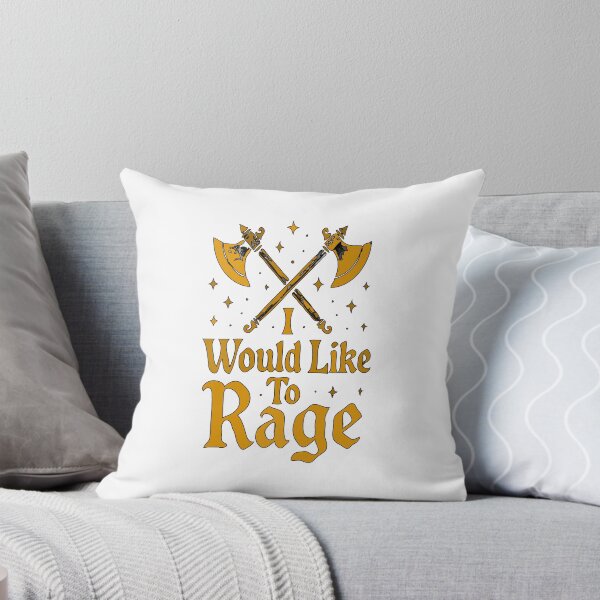 Item preview, I Would Like To Rage barbarian horror designed and sold by DashBliss.