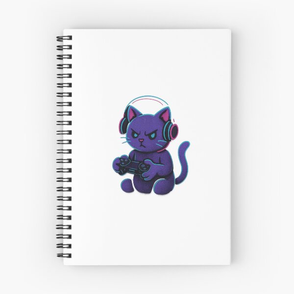 Item preview, Angry Gamer Cat Sticker designed and sold by Braymacs.