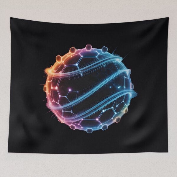 Item preview, Carbon Molecule Galaxy Cosmic Science T-Shirt designed and sold by Uglyandcute.