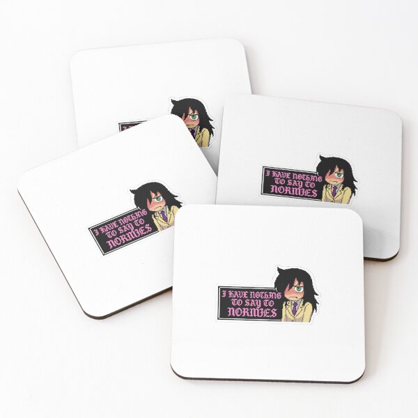 Item preview, Watamote Tomoko "I Have Nothing to Say to Normies" Anime Sticker designed and sold by ratchips.