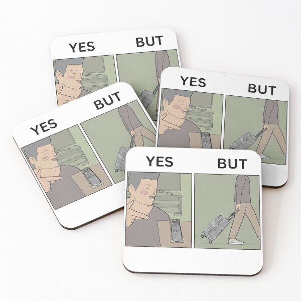 Item preview, Yes But Traveler Version - Thanksgiving, Christmas And Birthday Party Gift Ideas for Memes Lovers and Fans designed and sold by Memeing Everything.