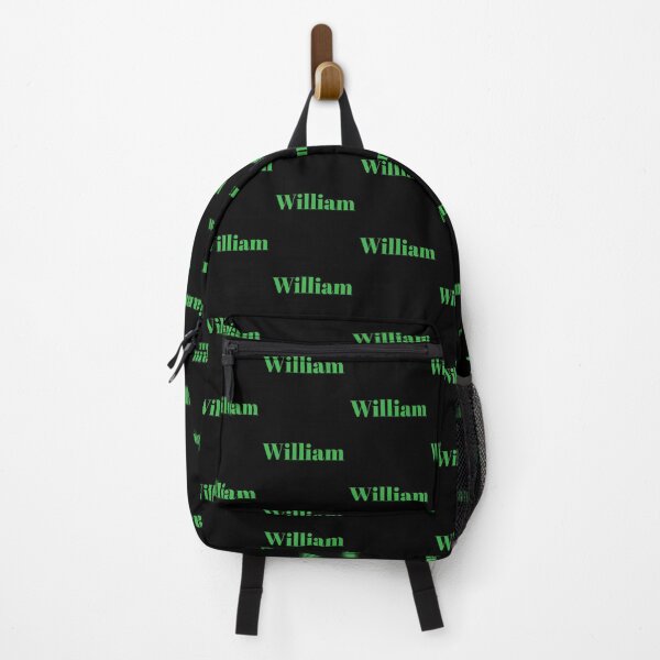 Item preview, William Name Design – Bold Green Boys Name Gift designed and sold by Monika Howarth.