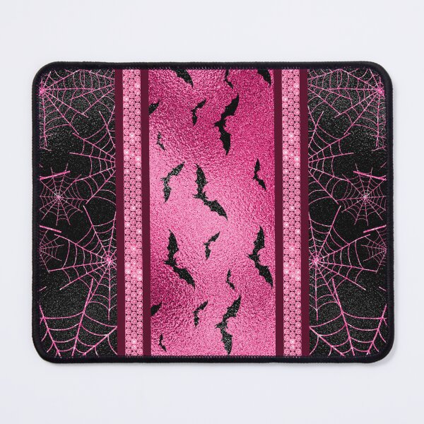Item preview, Pink Glam Gothic Bats and Spiderweb Halloween Pattern designed and sold by RCsDigitalArt.