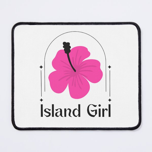 Item preview, Island Girl Tropical Pink Hibiscus  designed and sold by Delightful Wholeness.