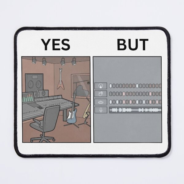 Item preview, Yes But Vocal Studio Version - Thanksgiving, Christmas And Birthday Party Gift Ideas for Memes Lovers and Fans designed and sold by Memeing Everything.