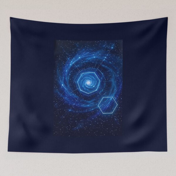 Item preview, Carbon Molecule Galaxy Cosmic Science T-Shirt designed and sold by Uglyandcute.