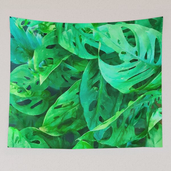 Item preview, Luxurious "Swiss Cheese Holes" Palm Leaves Art Photo designed and sold by DEC02.
