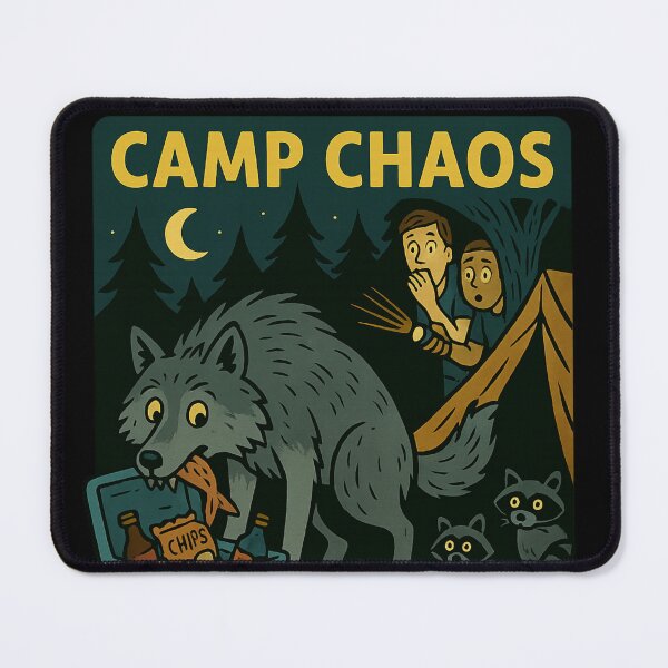 Item preview, Camp Chaos – Cooler Wolf designed and sold by Camp Chaos by Wharf Wreckers.