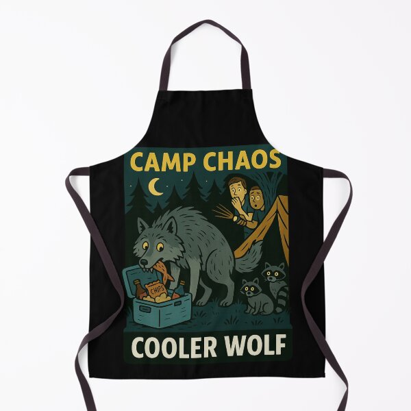 Item preview, Camp Chaos – Cooler Wolf designed and sold by Camp Chaos by Wharf Wreckers.