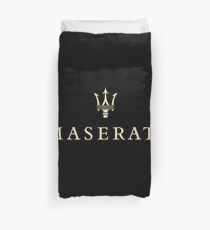 gold maserati Duvet Cover