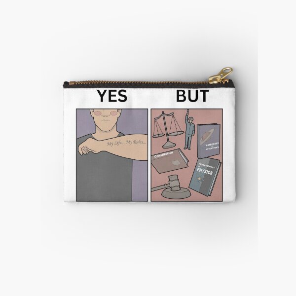 Item preview, Yes But My Life My Rules Tattoo Version - Thanksgiving, Christmas And Birthday Party Gift Ideas for Memes Lovers and Fans designed and sold by Memeing Everything.
