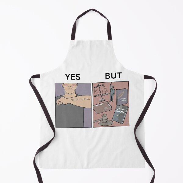 Item preview, Yes But My Life My Rules Tattoo Version - Thanksgiving, Christmas And Birthday Party Gift Ideas for Memes Lovers and Fans designed and sold by Memeing Everything.
