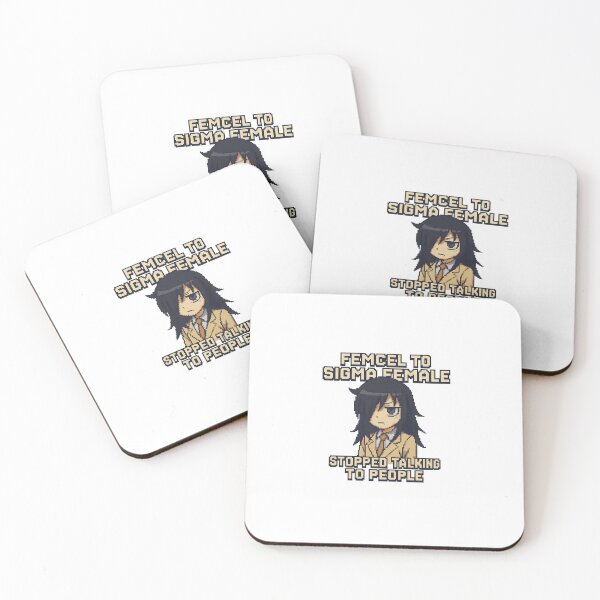 Item preview, Femcel->Sigma Female: Stopped Talking to People Watamote Tomoko  designed and sold by ratchips.