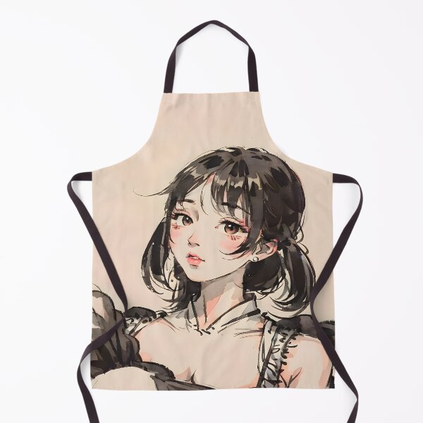 Item preview, Dark Oriental Elegance Portrait - Shaded Ink designed and sold by Neris-Ink.