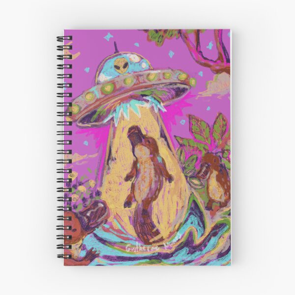 Item preview, platypus being abducted designed and sold by guilhernunes.
