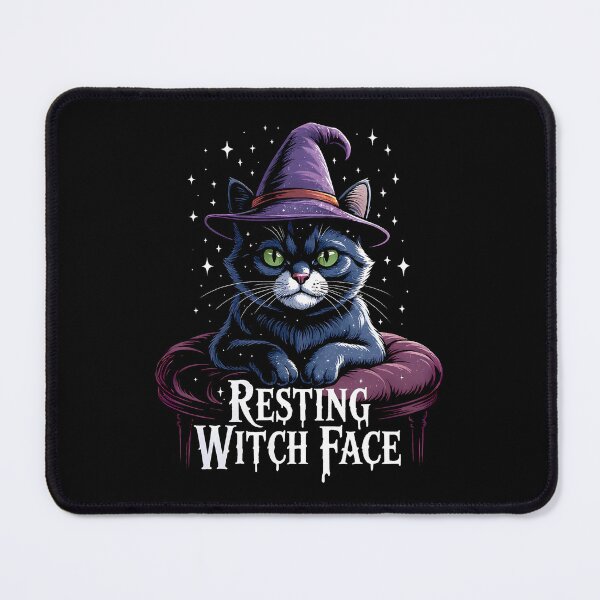 Item preview, Cat RESTING WITCH FACE spooky Halloween designed and sold by What a cute-Tee.