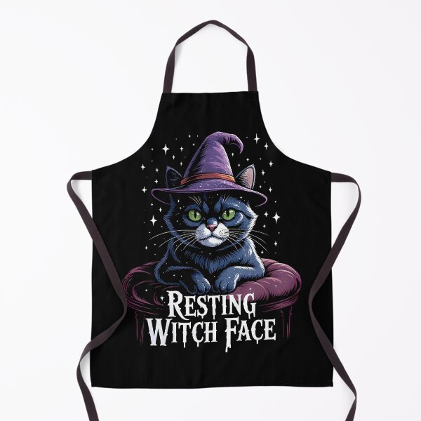 Item preview, Cat RESTING WITCH FACE spooky Halloween designed and sold by What a cute-Tee.