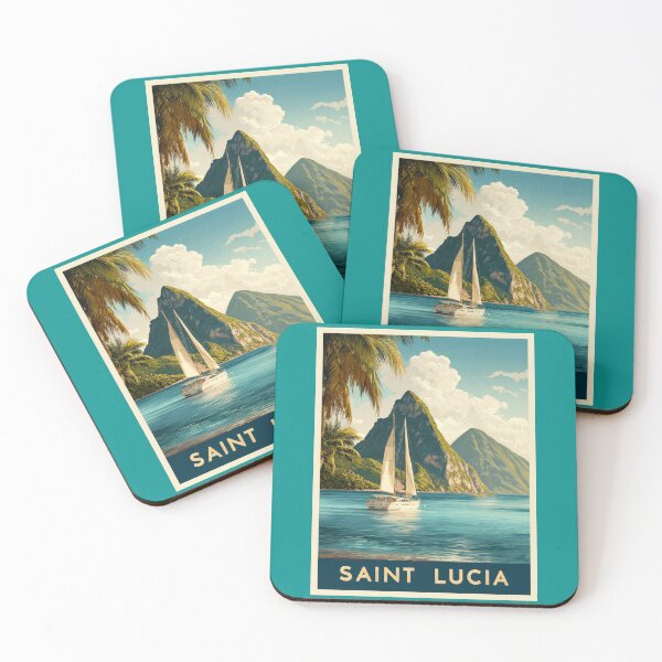Item preview, Soufriere Pitons - Saint Lucia Travel designed and sold by scicilysimonee.