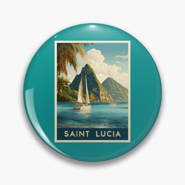 Item preview, Soufriere Pitons - Saint Lucia Travel designed and sold by scicilysimonee.