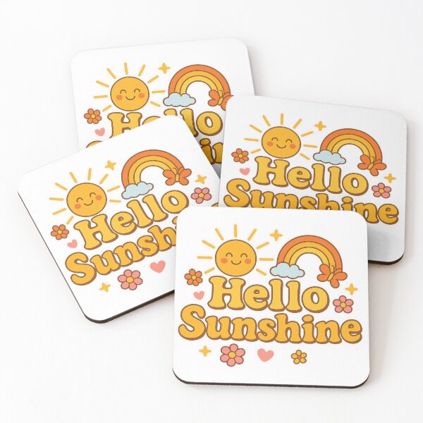 Item preview, Hello Sunshine Groovy Retro Graphic designed and sold by ToloArt.