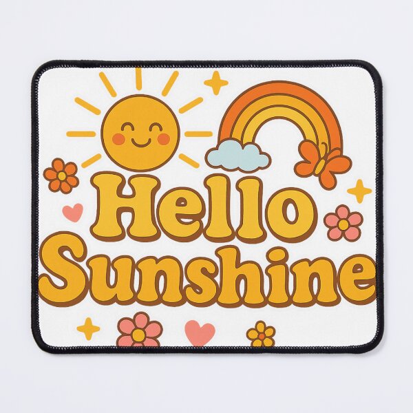 Item preview, Hello Sunshine Groovy Retro Graphic designed and sold by ToloArt.