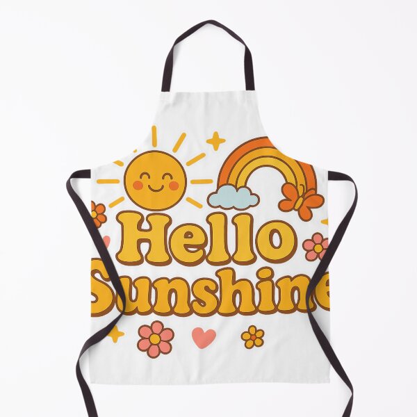 Item preview, Hello Sunshine Groovy Retro Graphic designed and sold by ToloArt.