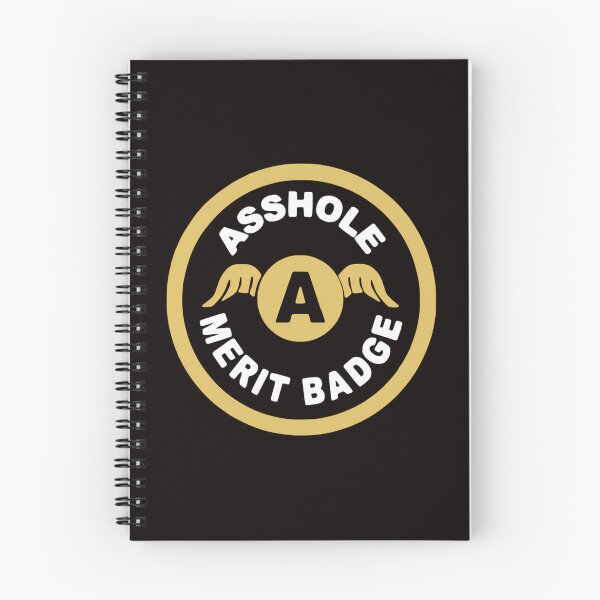 Item preview, Asshole Merit Badge designed and sold by naysko.