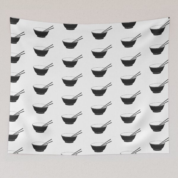 Item preview, Empty Rice Bowl With Chopsticks Silhouette Vector designed and sold by THP Creative.