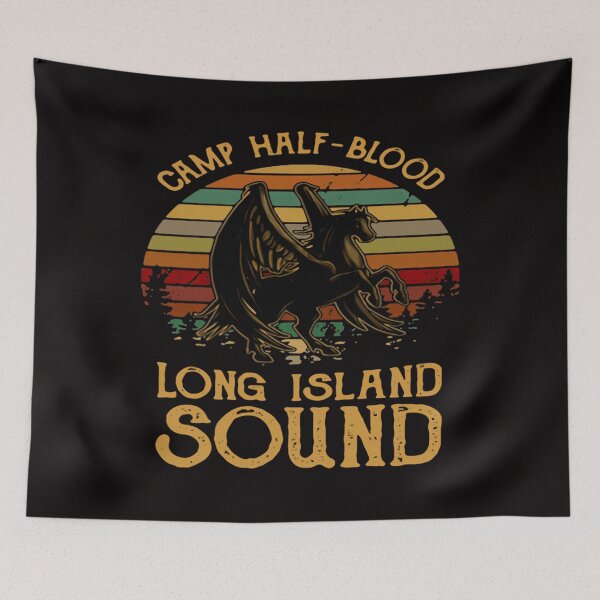 Item preview, Vintage Percy Jackson Camp Half Blood Long Island Sound Sunset designed and sold by asgraphix.