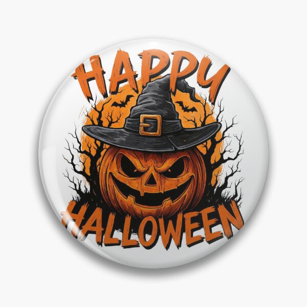Item preview, Happy Halloween Creepy Pumpkin designed and sold by Eclectic Monkey.