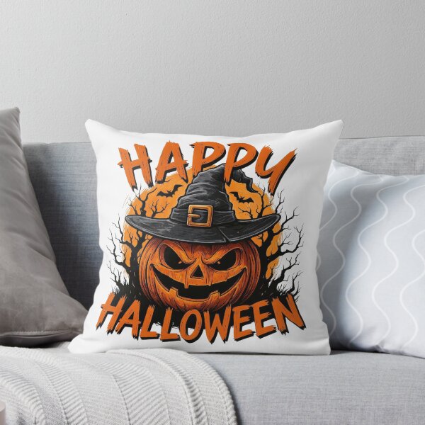 Item preview, Happy Halloween Creepy Pumpkin designed and sold by Eclectic Monkey.