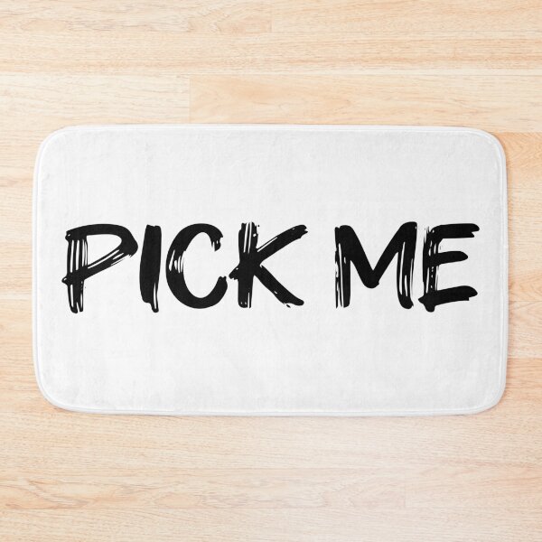 Item preview, PICK ME, Brush Typography designed and sold by Memes N Lore .