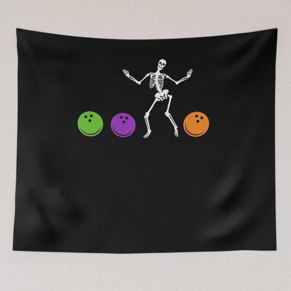Item preview, Halloween bowling ball Skeleton for bowler on Halloween designed and sold by snowry.