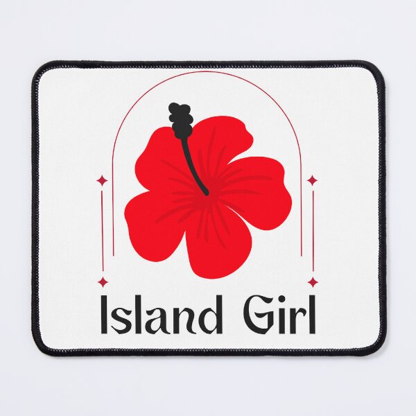 Item preview, Hibiscus Red Island Girl  designed and sold by Delightful Wholeness.