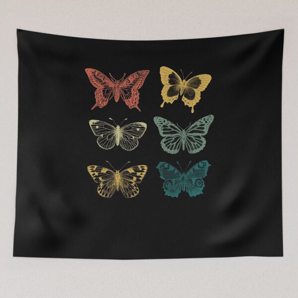 Item preview, Colorful Retro Monarchs Butterflies Entomologist designed and sold by snowry.