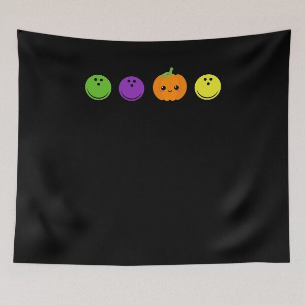 Item preview, Halloween bowling ball cute pumpkin for bowler on Halloween designed and sold by snowry.