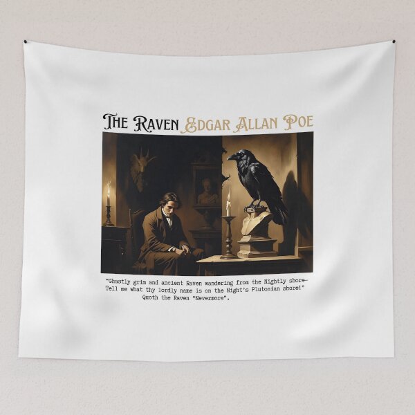 Item preview, Quote from 'The Raven' by Edgar Allan Poe designed and sold by Filologica.