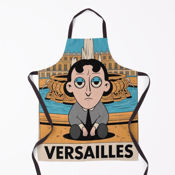 Item preview, Versailles, France Travel Poster | Quirky French Character designed and sold by LeQuirks.