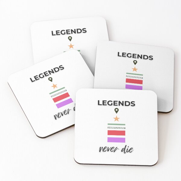 Item preview, Legends Never Die – Funny GIS Map Legend Design designed and sold by Carley Anne Plans.
