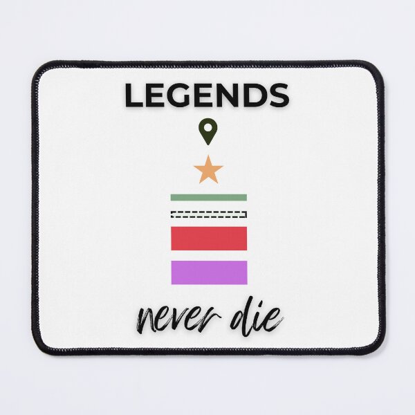 Item preview, Legends Never Die – Funny GIS Map Legend Design designed and sold by Carley Anne Plans.