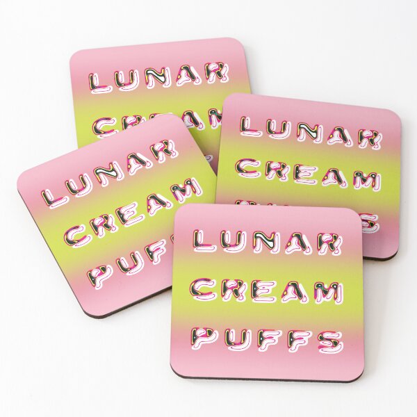 Item preview, Typography of Lunar Cream Puffs with Sweet Flavors designed and sold by cremedecolor.