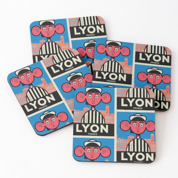 Item preview,  Lyon, France Travel Poster designed and sold by LeQuirks.