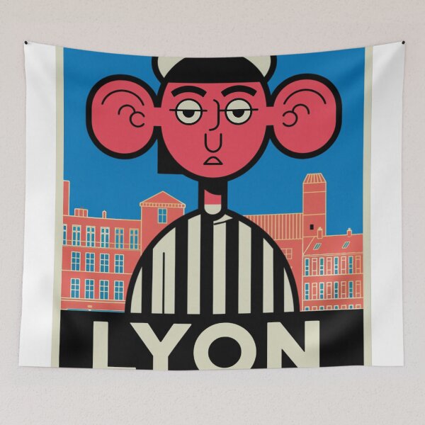 Item preview,  Lyon, France Travel Poster designed and sold by LeQuirks.