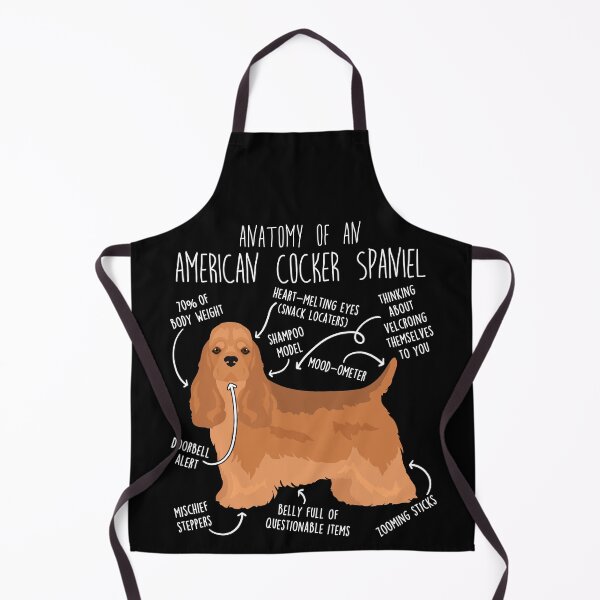 Item preview, Red American Cocker Spaniel Dog Anatomy designed and sold by Clara Hollins.
