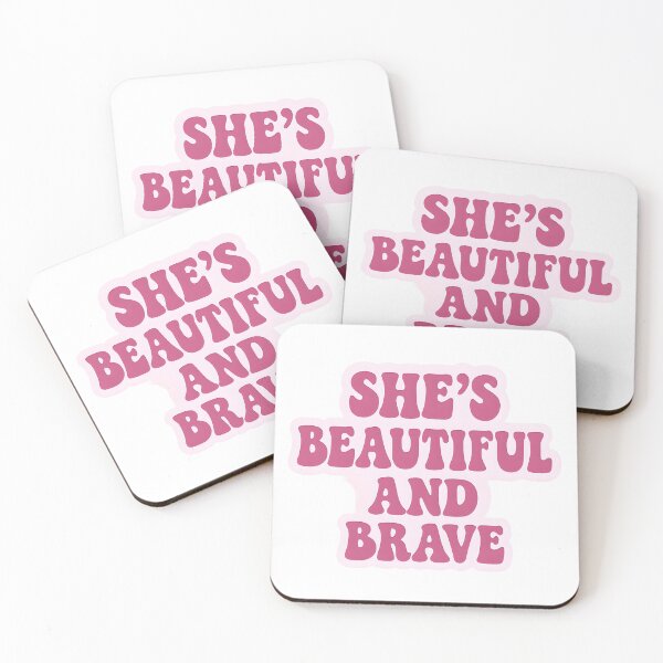 Item preview, She's Beautiful and Brave  designed and sold by CharmStudio.