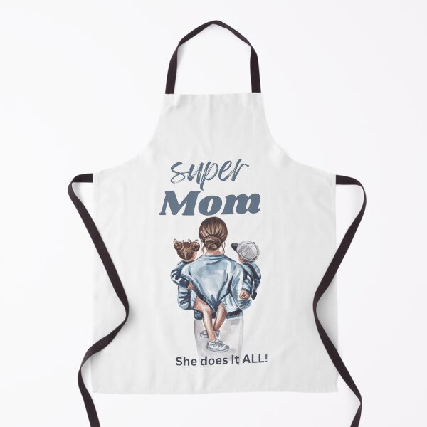 Aperçu de l'œuvre Super maman, elle fait tout ! créée et vendue par EhviesWorld.